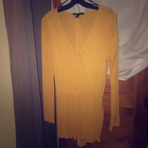 Forever 22 Mustard Romper